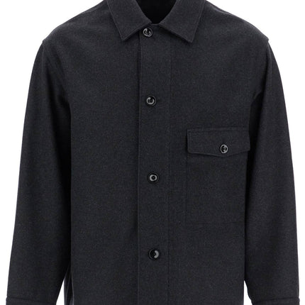 Lemaire wool felt overshirt in