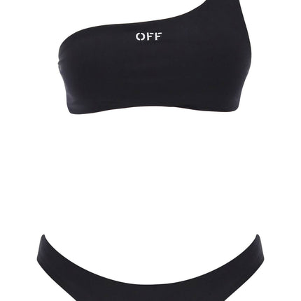 Off White Off-White embroidered logo bikini set with