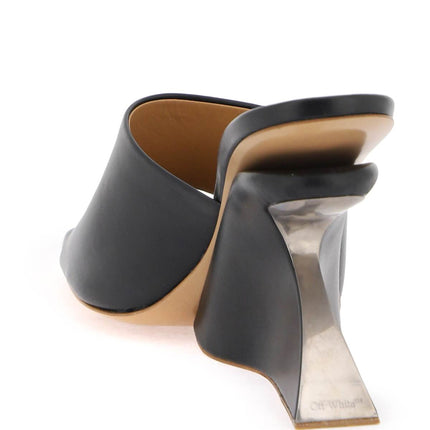 Off White Off-White wedge heel mules with jug design