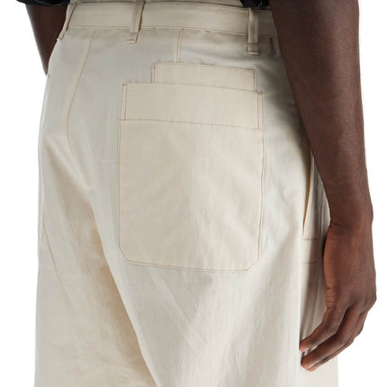 Lemaire straight-cut pants with belt