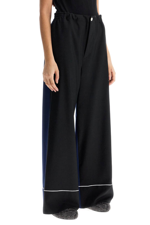 Marni elegant black virgin wool trousers