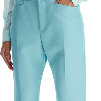 Tom Ford wallis cigarette pants in hopsack fabric