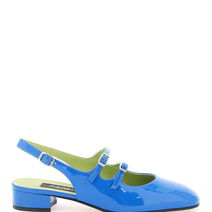 Carel patent leather pêche slingback mary jane