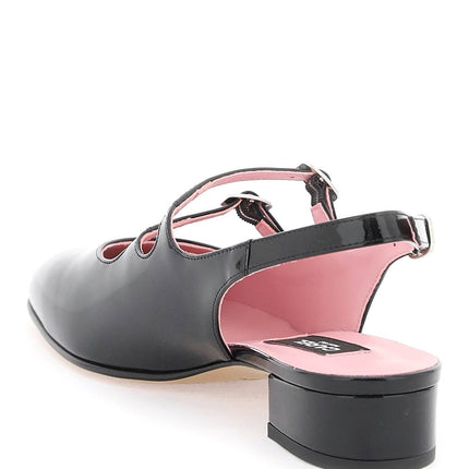 Carel patent leather pêche slingback mary jane