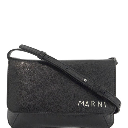 Marni flap trunk shoulder bag with