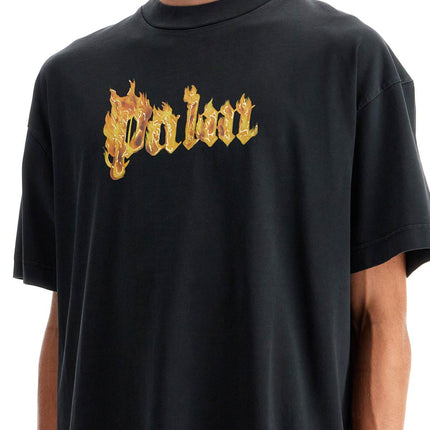 Palm Angels 'burning logo t-shirt