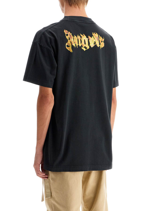 Palm Angels 'burning logo t-shirt