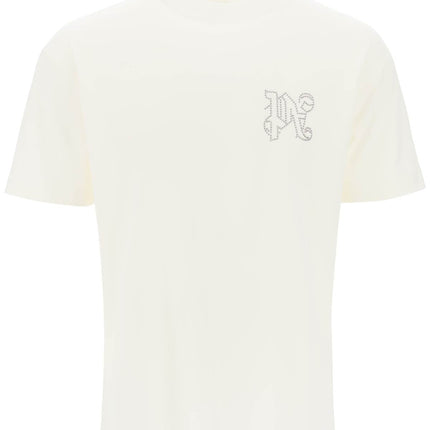 Palm Angels t-shirt with studded monogram