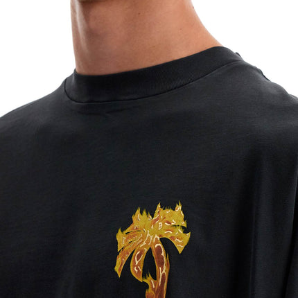 Palm Angels 'burning palm oversized t