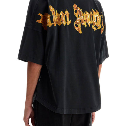 Palm Angels 'burning palm oversized t