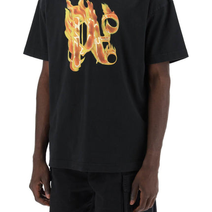 Palm Angels "burning monogram t