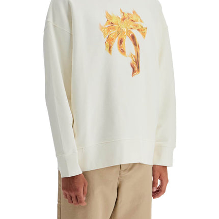 Palm Angels 'burning palm oversized sweat