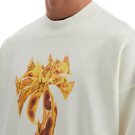 Palm Angels 'burning palm oversized sweat