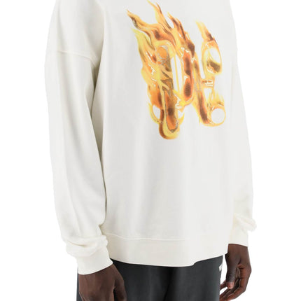 Palm Angels "burning monogram crewneck