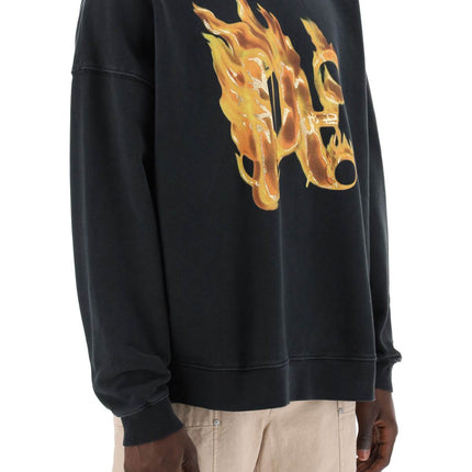 Palm Angels "burning monogram crewneck