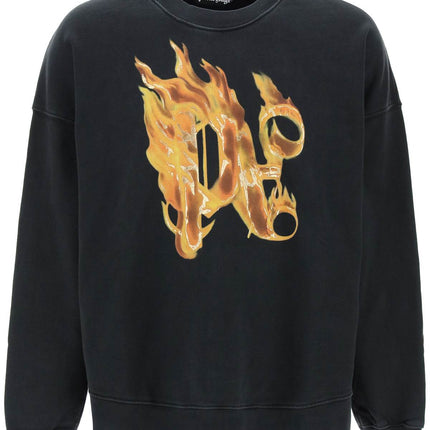 Palm Angels "burning monogram crewneck