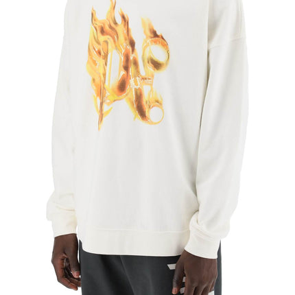 Palm Angels "burning monogram crewneck