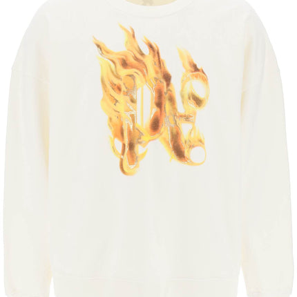 Palm Angels "burning monogram crewneck