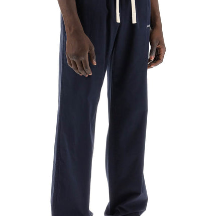 Palm Angels cotton gabardine travel joggers