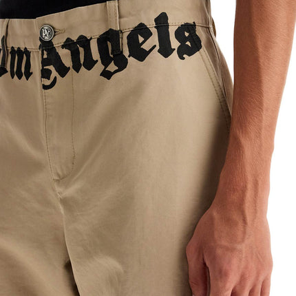 Palm Angels chino pants with logo branding