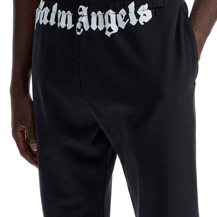 Palm Angels logo print joggers with seven