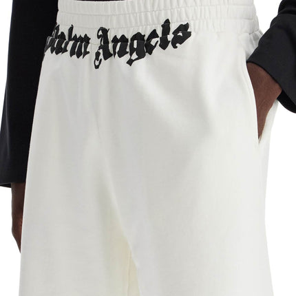 Palm Angels sporty bermuda shorts with logo print