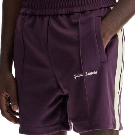 Palm Angels "contrast band track bermuda shorts with