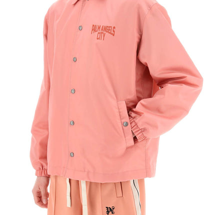 Palm Angels pa city coach jacket