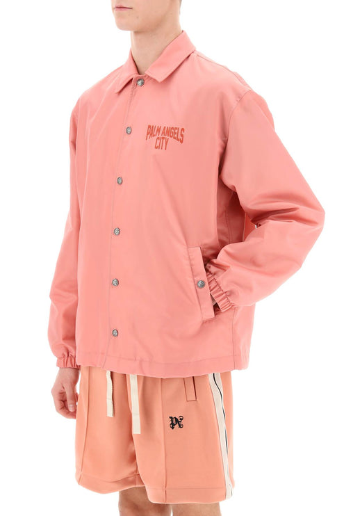 Palm Angels pa city coach jacket