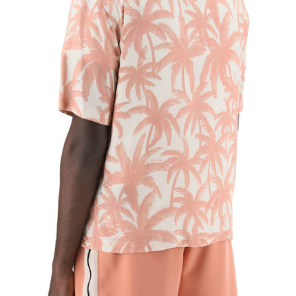 Palm Angels bowling shirt with palms motif