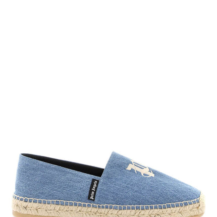 Palm Angels denim espadrilles with embroidered logo