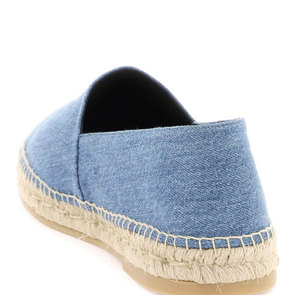 Palm Angels denim espadrilles with embroidered logo