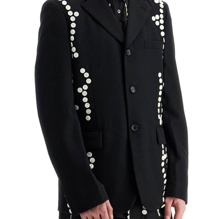 Comme Des Garcons Homme Plus single-breasted jacket with decorative buttons