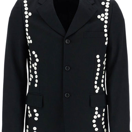 Comme Des Garcons Homme Plus single-breasted jacket with decorative buttons