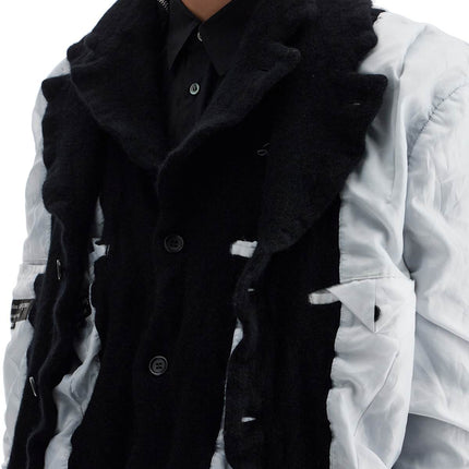 Comme Des Garcons Homme Plus layered jacket with inside out effect