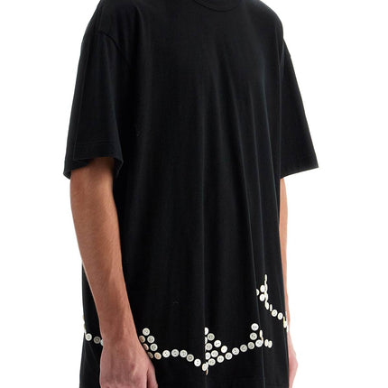 Comme Des Garcons Homme Plus embroidered button-up t