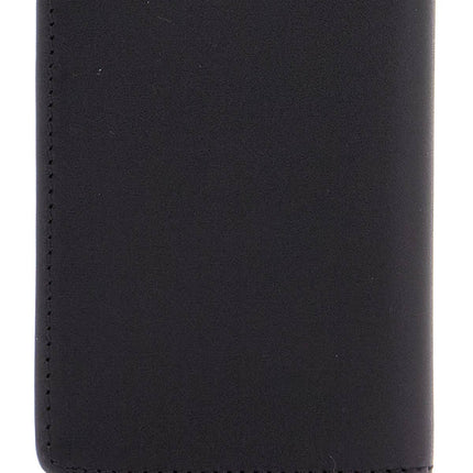 A.P.C. minimalist black calfskin cardholder