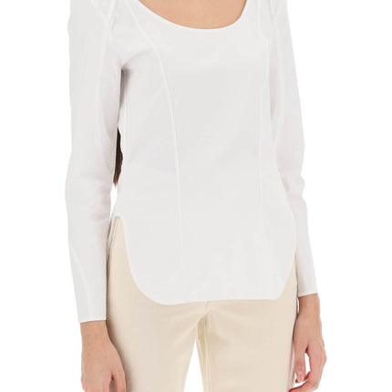 By Malene Birger leiya poplin blouse