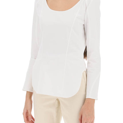 By Malene Birger leiya poplin blouse