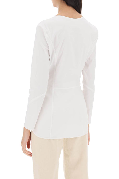 By Malene Birger leiya poplin blouse