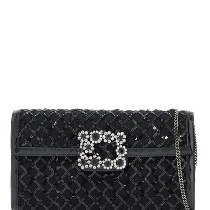 Roger Vivier "flower buckle envelope