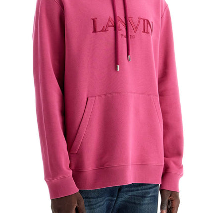 Lanvin hooded sweatshirt with embroidered logo