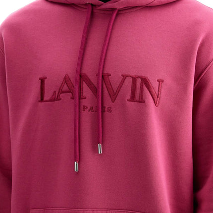 Lanvin hooded sweatshirt with embroidered logo