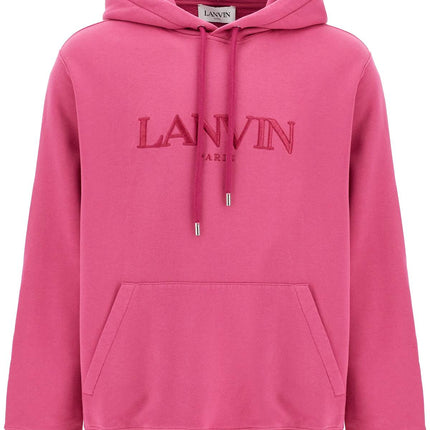 Lanvin hooded sweatshirt with embroidered logo