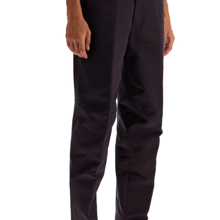 Lanvin biker gabardine trousers