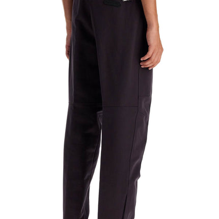 Lanvin biker gabardine trousers