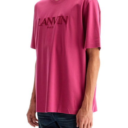 Lanvin t-shirt with embroidered logo design