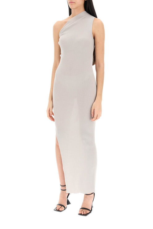 Rick Owens knitted one-shoulder dress