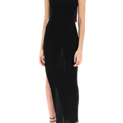 Rick Owens knitted one-shoulder dress