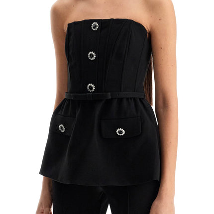 Self-Portrait Self Portrait bustier jumpsuit with